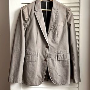 Club Monaco Grey Khaki Blazer